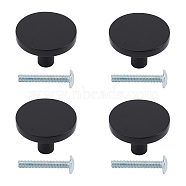 Zinc Alloy Drawer Knobs, for Home, Cabinet, Cupboard and Dresser, Black, 35x27mm(FIND-WH0067-71B)