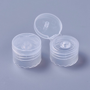 Plastic Bottle Stoppers Tampions, Clear, 22x27.5mm, Inner Diameter: 24mm