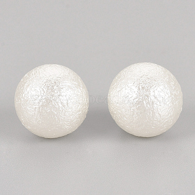 8mm Ivory Round Acrylic Beads