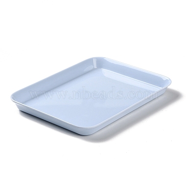 assiettes à bijoux rectangulaires en plastique(AJEW-K041-01D)-2