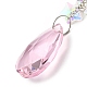 lune en verre suspendu suncatcher pendentif décoration(DJEW-PW0008-10B)-2