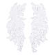 Leaf Polyester Embroidery Lace Appliques(DIY-FG0003-90A)-1