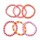 7Pcs 7 Style Polymer Clay Heishi Surfer Stretch Bracelets Set(BJEW-SW00088-05)-3