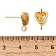 Brass Stud Earrings(KK-Z092-08G)-2