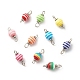 Stripe Resin Connector Charms(PALLOY-JF01797-01)-1