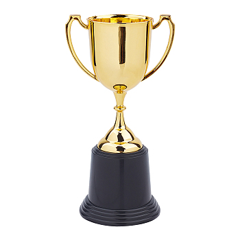 Plastic Small Trophy Cup, for Children Sport Tournaments, Competitions Awards Ornaments, Gold, 8-5/8 inch(22cm)