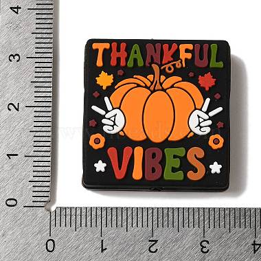 Thanksgiving Theme Silicone Beads(SIL-S006-05B)-3