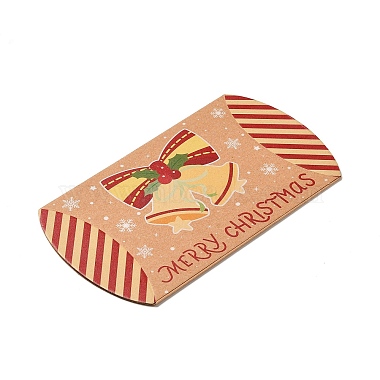 Christmas Theme Cardboard Candy Pillow Boxes(CON-G017-02C)-4