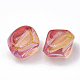 Two Tone Transparent Spray Painted Acrylic Beads(ACRP-T005-34A)-2