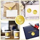 34 Sheets Self Adhesive Gold Foil Embossed Stickers(DIY-WH0509-086)-4