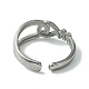304 Stainless Steel Open Cuff Ring(RJEW-L110-017P)-3