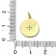 Star Theme Brass Micro Pave Clear Cubic Zirconia Pendants(KK-H475-52G-05)-3