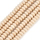 perles naturelles fossiles brins(G-K343-C24-01)-1