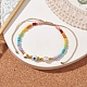 Colorful Glass Seed & Brass Braided Bead Bracelet(BJEW-JB10138)-4