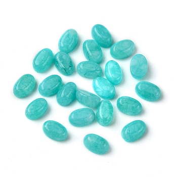 Natural Amazonite Cabochons, Oval, 6x4x2~2.5mm