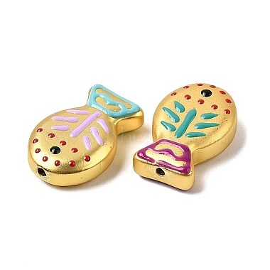 Baking Paint Glass Enamel Beads(GLAA-B035-01)-4
