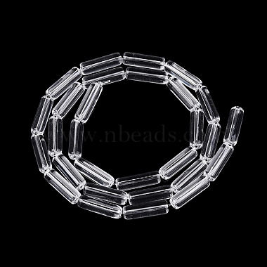 perles en verre transparentes brins(GLAA-N070-01A-A01)-2