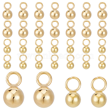 Golden Round 304 Stainless Steel Charms