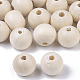 Unfinished Natural Wood Beads(X-WOOD-S651-A10mm-LF)-1