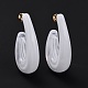 C-shape Resin Stud Earrings Set(EJEW-D277-01G-02)-2