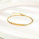 Stylish Stainless Steel Long Chain Bracelet for Women's Daily Wear(ZK3425-1)-1