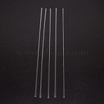 ABS Plastic Column Bar Rods, for DIY Sand Table Architectural Model Making, Clear, 250x3mm, Hole: 2mm, 5pcs/set(DIY-WH0016-23B)