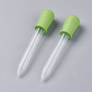 Plastic Dropper, Transfer Graduated Pipettes, Pale Green, 122x12~23mm, Capacity: 5ml(TOOL-WH0079-05I)