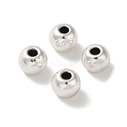 Alloy Spacer Beads, Cadmium Free & Lead Free, Round, Platinum, 5x4mm, Hole: 1.6mm, about 2857pcs/1000g(PALLOY-P302-02B-P)