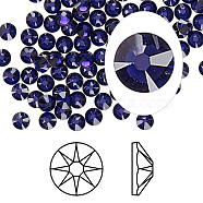 Austrian Crystal Rhinestone Cabochons, Crystal Passions, Foil Back, Xirius Rose, 2088, 277_Purple Velvet, 6.32~6.5mm(X-2088-SS30-277(F))