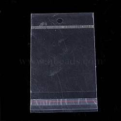 OPP Cellophane Bags, Rectangle, Clear, 12x6cm, Unilateral Thickness: 0.045mm, Inner Measure: 7x6cm(OPC-Q002-04-6x12)