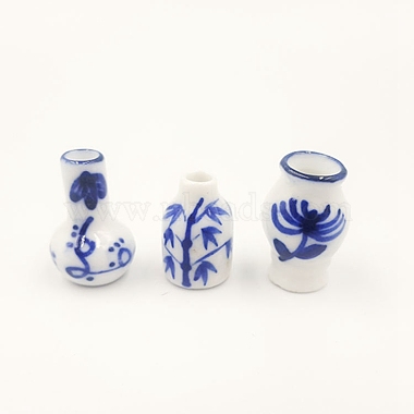 Blue and White Porcelain Vase Miniature Ornaments(BOTT-PW0001-151)-5