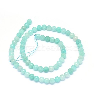 Chapelets de perles en amazonite naturelle(G-F602-02-8mm)-2