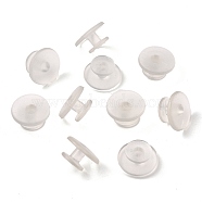 PVC Buttons, Garment Accessories, Ghost White, 12x6mm(KY-E014-02)