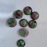 Natural Ruby in Zoisite Cabochons, Flat Round, 8mm(PW-WG66059-56)