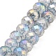 Spray Painted Imitation Jade Glass Beads Strands(GLAA-P058-01B-03)-1