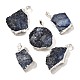 Raw Rough Natural Dyed Quartz Crystal Pendants(G-G895-05S-06)-1