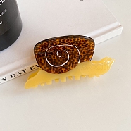 Cellulose Acetate Claw Hair Clips, Snail, 85x40mm(PW-WG36375-03)