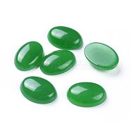 Natural White Jade Cabochons,  Dyed, Oval, 40x30mm(G-K290-01A)