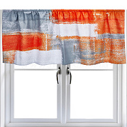 Polyester Valances, Half Window Curtain, for Kitchen Living Room Bedroom, Stain Pattern, 457~461x1370x1mm(AJEW-WH0283-83B)