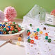 160pcs 8 couleurs perles acryliques opaques(SACR-PJ0001-03)-6
