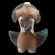 Polyester Mermaids Pleated Fabric(DIY-WH0678-74A)-1