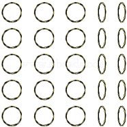 Tibetan Style Linking Rings, Circle Frames, Lead Free and Nickel Free, Antique Bronze, 22x1.5mm, 50pcs/box(PALLOY-UN0001-02AB-FF)