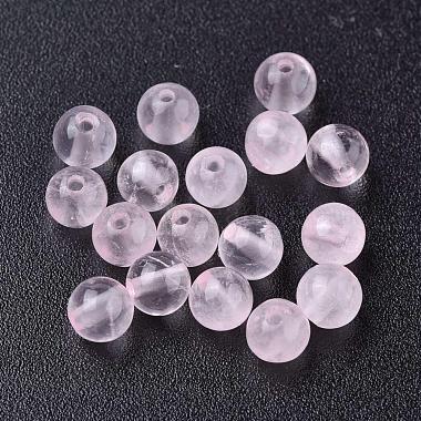 Chapelets de perles en quartz rose naturel(G-L104-4mm-01)-6