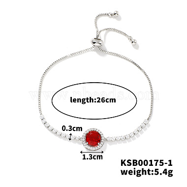 Red Rhinestone Bracelets