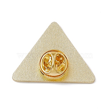 Triangle avec broche en émail oeil(JEWB-A005-25-01)-2