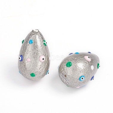 Perles de nacre nacrées(X-BSHE-I010-09A)-2