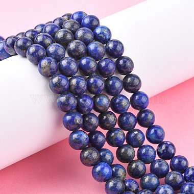 Chapelets de perles en lapis-lazuli naturel(X-G-G099-8mm-7)-6