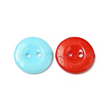 Acrylic Sewing Buttons for Costume Design(X-BUTT-E087-B-M)-2