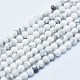 Natural Howlite Beads Strands(X-G-P353-01-4mm)-1