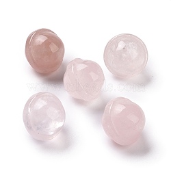 Natural Rose Quartz Display Decorations, Gemstone Figurine, Planet, 20x18mm(G-G861-01Y)